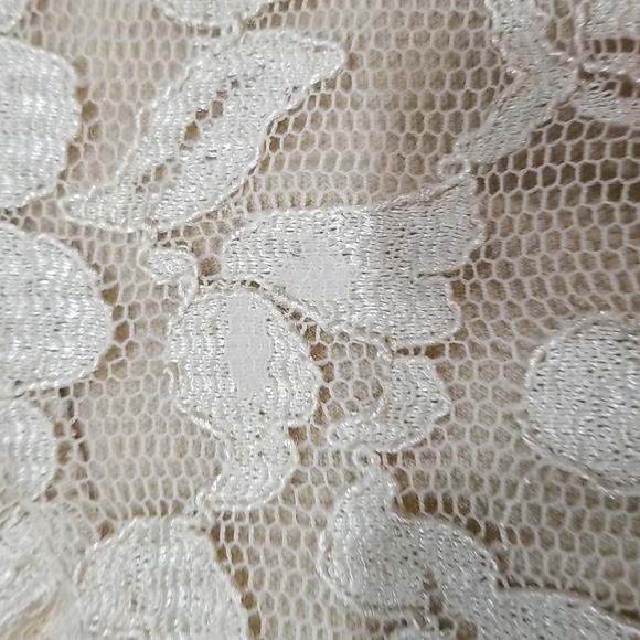 Pursuits Ltd. Lace Overlaid Blouse - Picture 7 of 7